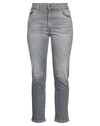 Dondup Woman Jeans Grey Size 31 Cotton, Elastane