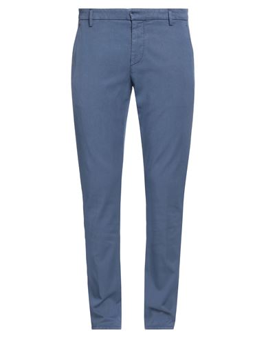 Dondup Man Pants Slate Blue Size 32 Lyocell, Cotton, Elastane
