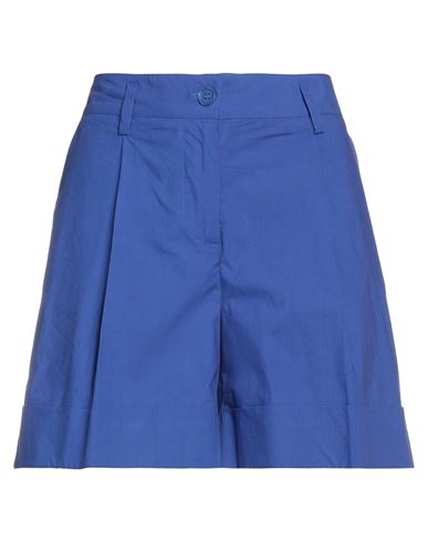 P.a.r.o.s.h P. A.r. O.s. H. Woman Shorts & Bermuda Shorts Bright Blue Size M Cotton