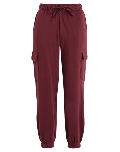 Only Woman Pants Burgundy Size S Cotton, Polyester In Red