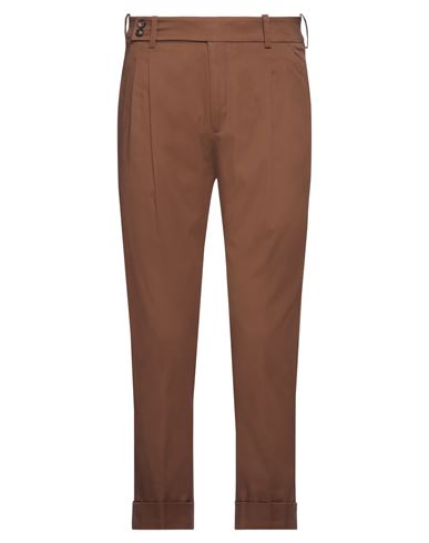 Hōsio Man Pants Brown Size 30 Cotton, Elastane