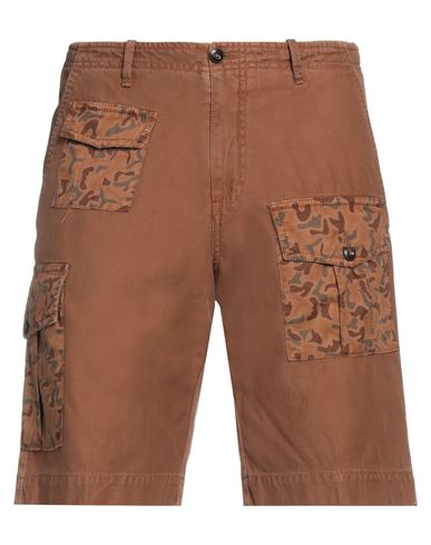 Briglia 1949 Man Shorts & Bermuda Shorts Brown Size 32 Cotton