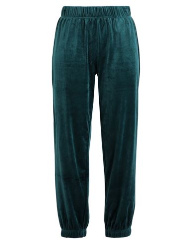 Only Woman Pants Emerald Green Size L Polyester, Elastane