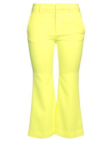Dsquared2 Woman Pants Yellow Size 6 Polyester, Polyurethane