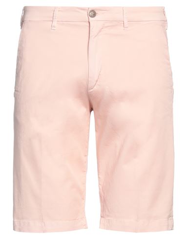 40weft Man Shorts & Bermuda Shorts Light Pink Size 32 Cotton, Elastane