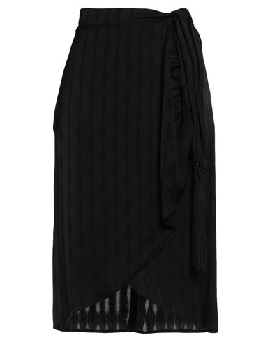 Nenette Woman Midi Skirt Black Size 6 Viscose