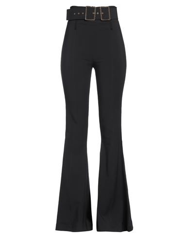 Shop Elisabetta Franchi Woman Pants Black Size 4 Polyester, Elastane