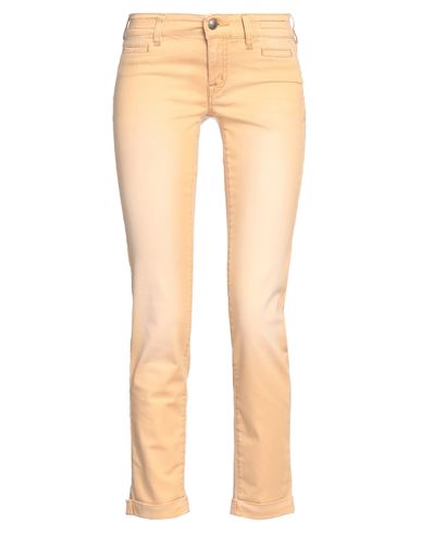 Jacob Cohёn Woman Jeans Sand Size 28 Cotton, Viscose, Polyester, Elastane In Beige