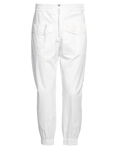 Dondup Man Pants White Size 30 Cotton, Elastane