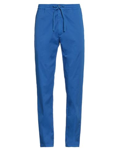Brooksfield Man Pants Bright Blue Size 32 Cotton, Elastane