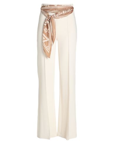 Elisabetta Franchi Woman Pants Ivory Size 4 Viscose, Elastane In White