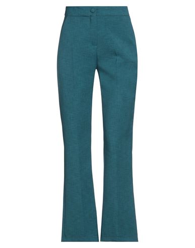 Susy-mix Woman Pants Deep Jade Size Xs Polyester In Green