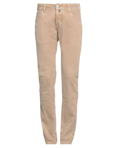 Jacob Cohёn Man Jeans Camel Size 30 Cotton, Elastane In Beige