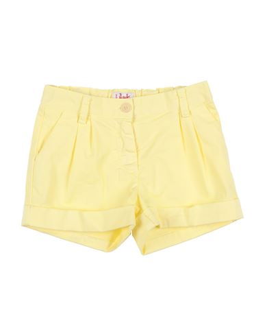 Il Gufo Toddler Girl Shorts & Bermuda Shorts Pastel Yellow Size 4 Cotton, Elastane In Yellow