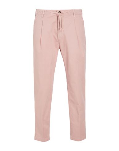 8 By Yoox Organic Cotton Lace-up Carrot-fit Chino Man Pants Pink Size 38 Organic Cotton, Elastane