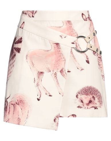 Stella Mccartney Woman Mini Skirt Light Pink Size 6-8 Cotton, Metal, Viscose, Polyurethane