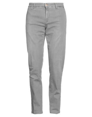 Siviglia Man Jeans Lead Size 38 Cotton, Elastane In Grey