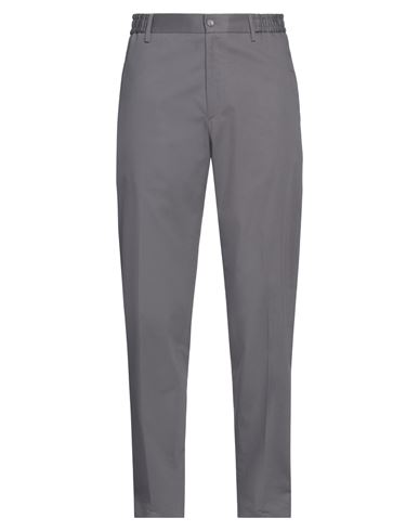 Tagliatore Man Pants Lead Size 36 Cotton, Elastane In Grey