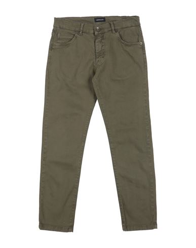 Shop Monnalisa Toddler Boy Pants Military Green Size 7 Cotton, Elastane