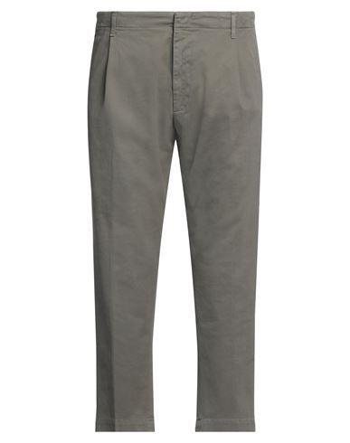 Dondup Man Pants Grey Size 30 Cotton, Elastane In Grey