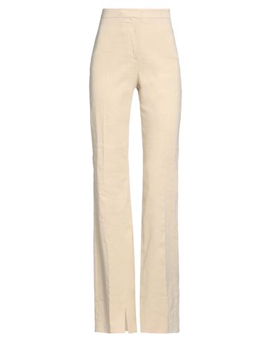 Shop Pinko Woman Pants Beige Size 0 Linen, Viscose, Elastane