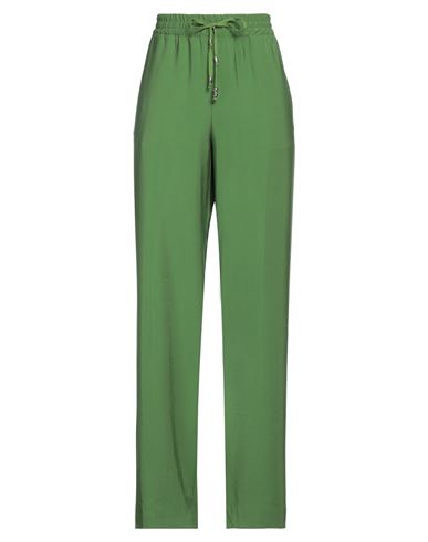 Dondup Woman Pants Green Size 28 Viscose, Polyester