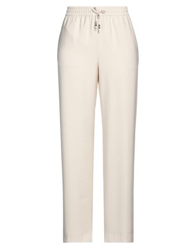 Dondup Woman Pants Cream Size 32 Viscose, Polyester In White