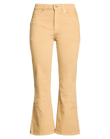 Grifoni Woman Jeans Camel Size 26 Cotton, Elastane In Sand
