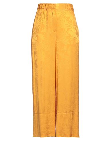 Simona Corsellini Woman Pants Yellow Size 8 Viscose