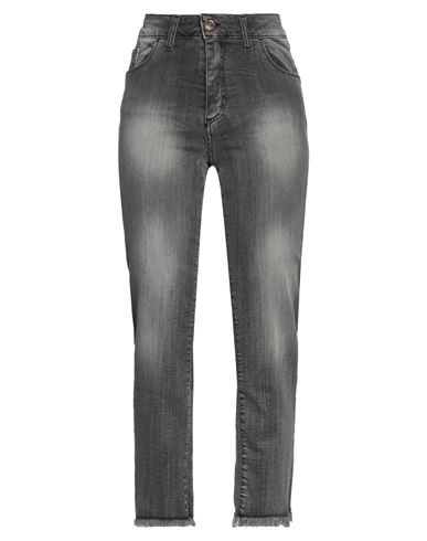 Klixs Woman Jeans Grey Size 28 Cotton, Elastane