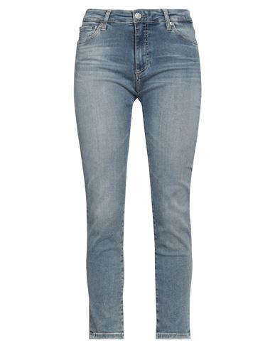 Ag Jeans Woman Jeans Blue Size 28 Cotton, Polyester, Elastane