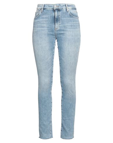 Ag Jeans Woman Jeans Blue Size 32 Cotton, Polyester, Elastane