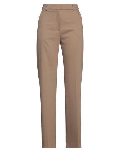 Munthe Woman Pants Khaki Size 6 Recycled Polyester, Polyester, Wool, Viscose, Elastane In Beige