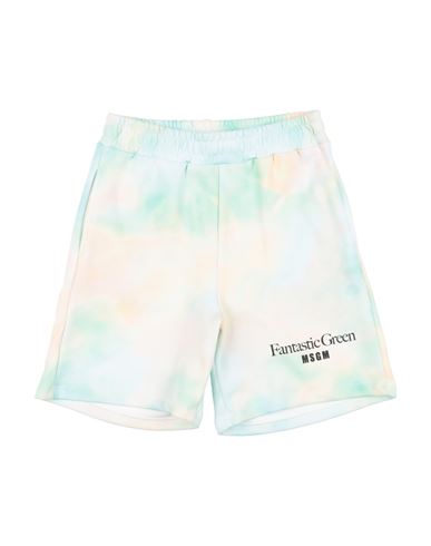 Shop Msgm Toddler Boy Shorts & Bermuda Shorts Light Green Size 6 Cotton