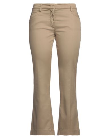 Re-hash Re_hash Woman Pants Beige Size 27 Lyocell, Cotton, Elastane In Brown
