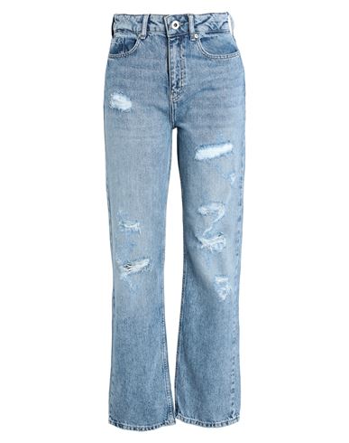 Karl Lagerfeld Jeans Woman Denim Pants Blue Size 25w-30l Organic Cotton