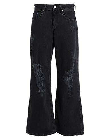 Karl Lagerfeld Jeans Woman Denim Pants Black Size 25 Organic Cotton