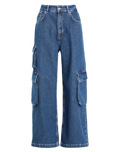 Only Woman Jeans Blue Size 30w-32l Cotton, Recycled Cotton