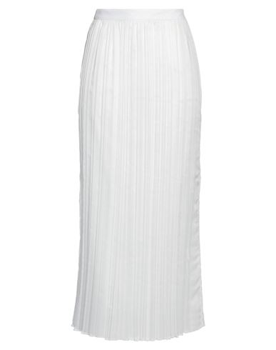 Vìen Woman Maxi Skirt White Size S Polyester