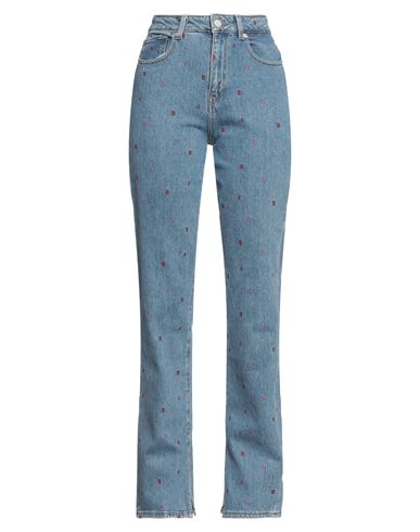 Jjxx By Jack & Jones Woman Jeans Blue Size 28w-32l Cotton, Elastane
