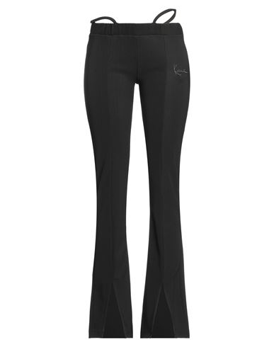 Karl Kani Woman Pants Black Size M Polyester, Elastane