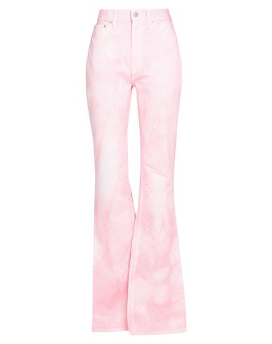 Alessandra Rich Woman Jeans Pink Size 27 Cotton In Pink