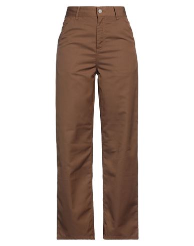 Carhartt Woman Pants Brown Size 27 Polyester, Cotton