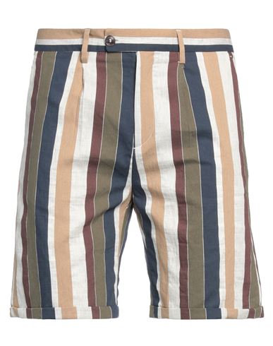 At.p.co At. P.co Man Shorts & Bermuda Shorts Midnight Blue Size 38 Cotton, Polyester, Wool, Polyamide
