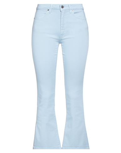 Dondup Woman Pants Sky Blue Size 31 Cotton, Elastomultiester, Elastane In Blue