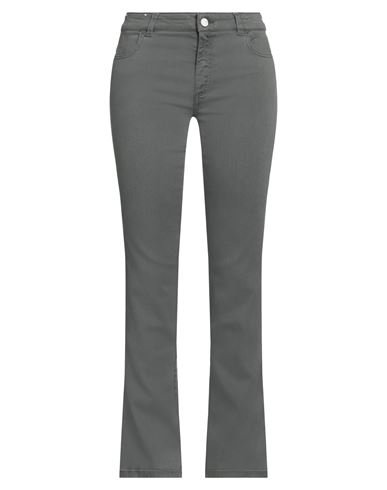 Pt Torino Woman Jeans Military Green Size 26 Lyocell, Cotton, Polyester, Elastane In Green