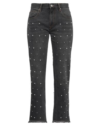 Marant Etoile Marant Étoile Woman Jeans Black Size 6 Polyester, Cotton