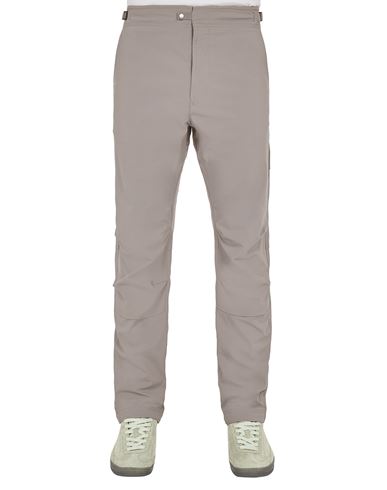 Stone Island Pantalons Gris Polyamide, Élasthanne In Gray