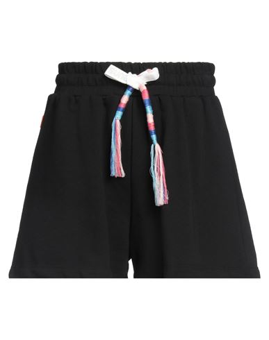 Suns Boards Woman Shorts & Bermuda Shorts Black Size S Cotton, Polyester In Black