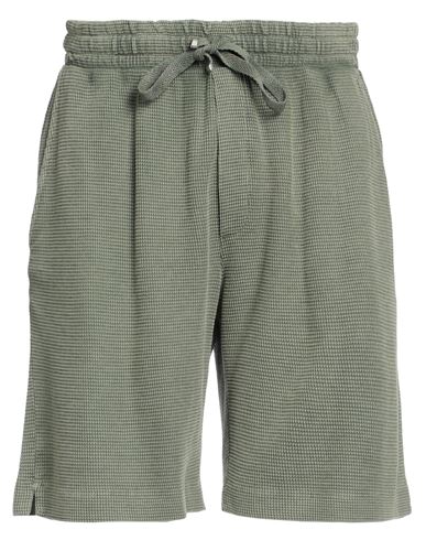 Daniele Fiesoli Man Shorts & Bermuda Shorts Military Green Size Xl Cotton